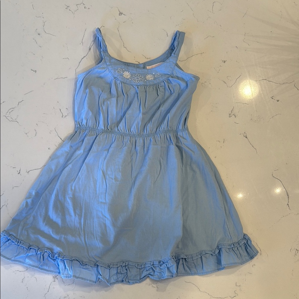Janie & Jack . Blue Sleeveless Kids Dress